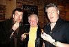 Mike Ripley surrounded by the infamous Sausage Brothers Mark Billingham and Martyn Waites.jpg